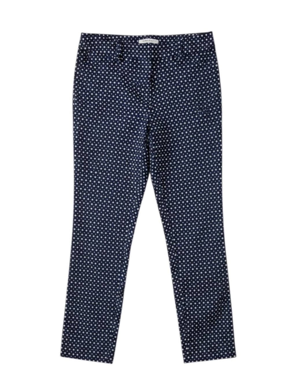 Ricki’s Blue White Cigarette Trousers Slim Ankle Cropped Pants Size 2 - Picture 2 of 16